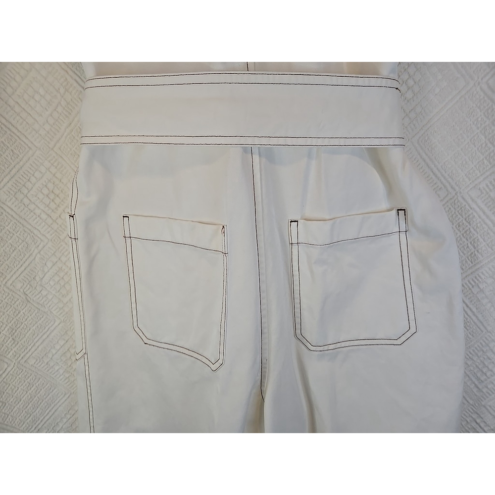 Sleeveless Utility Jumpsuit in Cream - Picture 10 of 11